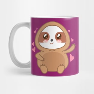 Cute Sloth Animal Drawing Mug